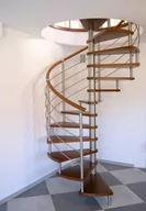 Schody strychowe - Schody spiralne DUDA model Venecja vertical 120 cm - miniaturka - grafika 1
