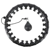 Pozostały sprzęt i akcesoria do ćwiczeń - Hula hop HMS HHW01 Czarny - miniaturka - grafika 1