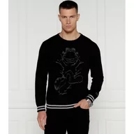 Swetry męskie - Iceberg Sweter ICEBERG X GARFIELD | Regular Fit | z dodatkiem wełny - miniaturka - grafika 1