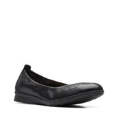 Baleriny - Clarks Jenette Ease [black leather] - rozmiar 38 - miniaturka - grafika 1