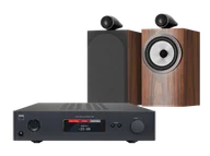 Zestawy stereo - NAD C368 (czarny) + 705 S3 (mokka) - miniaturka - grafika 1