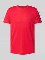 Koszulki męskie - T-shirt z wyhaftowanym logo - miniaturka - grafika 1