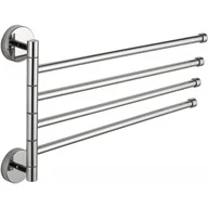 Wieszaki łazienkowe - Mexen Podwójny Wieszak Ścienny Na Ręczniki Chrom - miniaturka - grafika 1