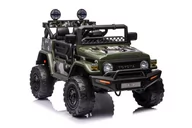 Pojazdy elektryczne dla dzieci - JEEP TOYOTA Licencja 4 Silniki 12V Ekoskóra Piankowe Koła Moro - miniaturka - grafika 1