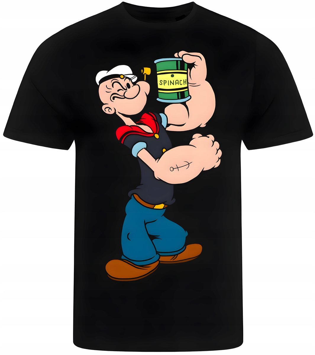 KOSZULKA MĘSKA NADRUK MODNA MARYNARZ POPEYE PREZENT PREMIUM S