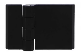 Zawias płaski skrzydełkowy, zamak, lakierowany na czarno, 60x90mm bez otworu (399-1-2-2) - Zawiasy, okucia i inne akcesoria - miniaturka - grafika 1