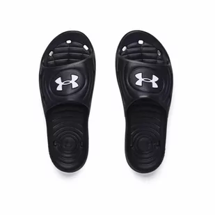 Under Armour, Klapki UA Locker IV SL 3023758 001, 44 - Klapki i japonki męskie - miniaturka - grafika 1