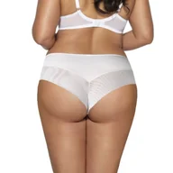 Komplety bielizny - Brazyliany damskie z koronką i kokardką AV 2110 białe  3XL - miniaturka - grafika 1
