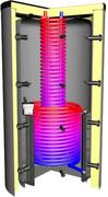 Zasobniki i wymienniki - Bufor spiro Alpha Thermotec PSHS 1000 wężownica CWU zbiornik buforowy  - miniaturka - grafika 1