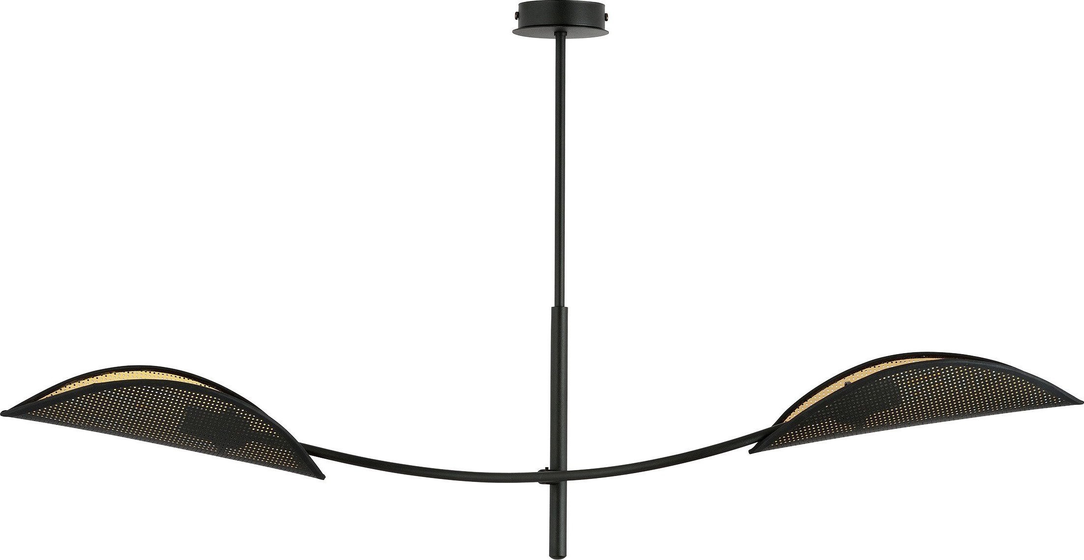 Lampa wisząca Orno PETALO lampa wisząca, moc max.2x40W, E14, czarno-złota