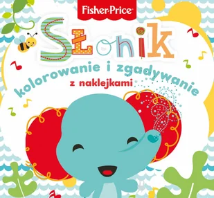 Fisher Price Kolorowanka podłogowa Słonik - Praca zbiorowa - Książki edukacyjne - miniaturka - grafika 1