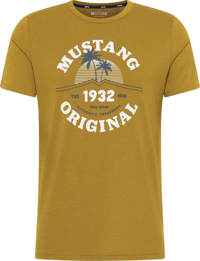 Mustang Mustang męska koszulka t-shirt ALEX C PRINT 1012520 6370 M