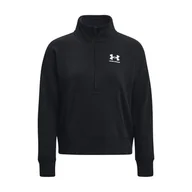 Bluzy damskie - Damska Bluza UNDER ARMOUR RIVAL FLEECE HZ 1373030-001 – Czarny - miniaturka - grafika 1