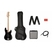 Gitary basowe - Squier PJ Bass MN BLK Rumble 15 - zestaw gitara basowa + wzmacniacz - miniaturka - grafika 1