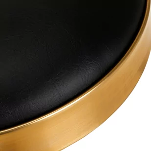Taborek Kosmetyczny H7 Złoto Czarny - Krzesła i taborety kosmetyczne - miniaturka - grafika 2