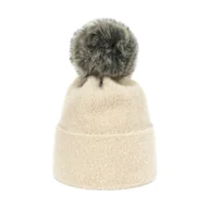 Czapki damskie - Czapka Soft Fluff Jasny Beż - miniaturka - grafika 1