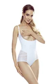 Bielizna nocna - Eldar Vega body modelujące Białe 2XL - miniaturka - grafika 1