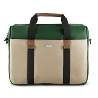 Torby na laptopy - Torba na laptopa HAMA Silvan 15.6 - 16.2 cali Zielono-beżowy - miniaturka - grafika 1