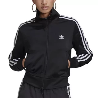 Bluzy sportowe damskie - Bluza adidas Originals  Adicolor Classics Firebird Primeblue Track Jacket GN2817 - czarna - Adidas - grafika 1