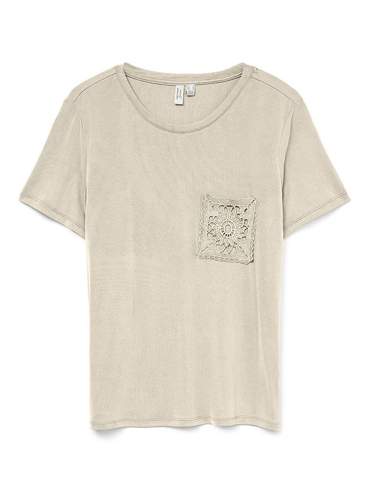 Vero Moda Koszulka w kolorze beżowym