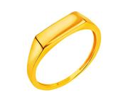 Sygnety - Złoty pierścionek - sygnet - miniaturka - grafika 1