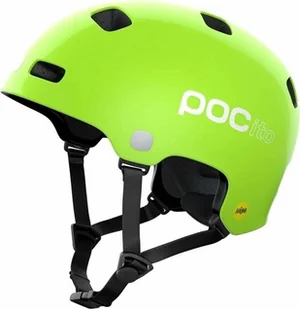 POC POCito Crane MIPS Fluorescent Yellow/Green 51-54 Dziecięcy kask rowerowy - Kaski rowerowe - miniaturka - grafika 1