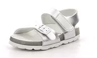 Buty dla chłopców - KICKERS Baby Boy Sandały Sunkro, srebrny, 26 EU - miniaturka - grafika 1
