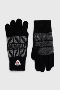 Rękawiczki - Rossignol rękawiczki z domieszką wełny kolor czarny - grafika 1