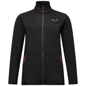 Bluzy sportowe damskie - Bluza damska Salewa Puez Cammino Pl Jkt W Rozmiar: M / Kolor: czarny - miniaturka - grafika 1