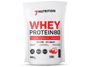 Odżywki białkowe - 7Nutrition Odżywka białkowa, Whey Protein 80, wanilia, 500 g - miniaturka - grafika 1