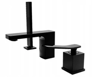 Rea B0185 Bateria wannowa 3 otworowaSonic Black - Akcesoria do armatury i ceramiki - miniaturka - grafika 1