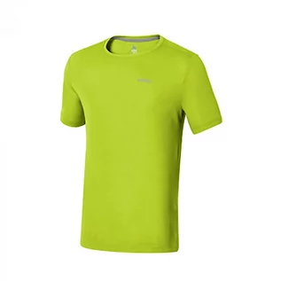 Koszulki męskie - Odlo Męski T-shirt S/S okrągły George męski T-shirt żółty Lime Punch XL 221802 - grafika 1