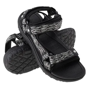 Męskie Sandały HI-TEC HANARY 31023-BLACK/GREY – Czarny - Sandały męskie - miniaturka - grafika 1