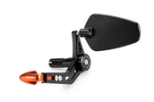 Części motocyklowe - Puig 21441T Osłona sprzęgła z lusterkiem wstecznym Pro Pomarańczowy - miniaturka - grafika 1