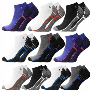 10-PAR Stopki Męskie Bawełniane skarpetki Cotton Skarpety do kostki Wygodne - Skarpetki męskie - miniaturka - grafika 1