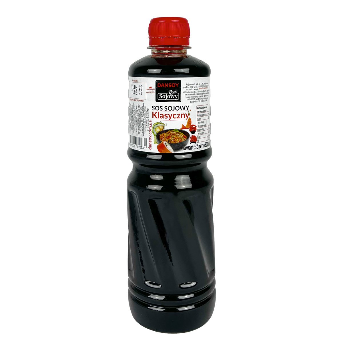 Sos Sojowy DO SUSHI Słodki Ciemny JAPOŃSKA Tradycja 500ml DOM SOJOWY