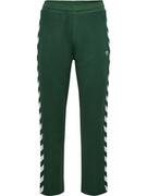 Spodnie sportowe męskie - Hummel Spodnie dresowe w kolorze zielonym - miniaturka - grafika 1