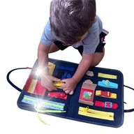 Zabawki sensoryczne - TABLICA MANIPULACYJNA SENSORYCZNA MONTESSORI XXL - miniaturka - grafika 1