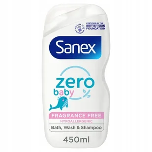 Sanex ZERO BABY żel do ciała i kąpieli hipo dla dzieci 450ml - Kosmetyki kąpielowe dla dzieci - miniaturka - grafika 1
