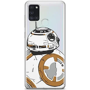 ERT GROUP etui na telefon Samsung A21s, case oryginalny i oficjalnie licencjonowany przez Star Wars, wzór BB 8 009, optymalnie dopasowane, plecki z TPU częściowo przeźroczyste - Etui i futerały do telefonów - miniaturka - grafika 1