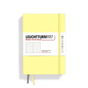 LEUCHTTURM1917 365485 Notizbuch Medium (A5), Hardcover, 251 nummerierte Seiten, Vanilla, dotted - Pozostałe książki - miniaturka - grafika 1