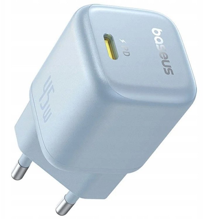 Baseus PicoGo GaN Ladegerät 45W EU Blau