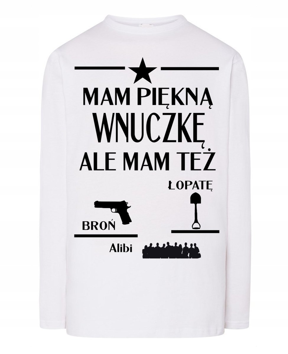 Dzień Dziadka Longsleeve Prezent r.S