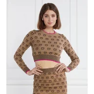 Swetry damskie - Pinko Sweter | Cropped Fit - miniaturka - grafika 1