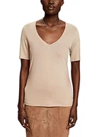 Koszulki i topy damskie - ESPRIT Collection Damska koszulka 043EO1K309, 261/LIGHT Taupe 2, XL, 261/Light Taupe 2, XL - miniaturka - grafika 1
