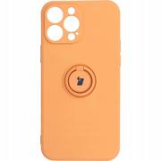 Etui i futerały do telefonów - Bizon Etui Case Silicone Ring iPhone 13 Pro Max pomarańczowe BCSRIP13PMOR - miniaturka - grafika 1