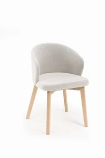 Flavio 5 krzesło tapicerowane szare nogi dąb artisan - Krzesła - miniaturka - grafika 1