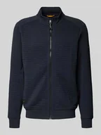Koszulki męskie - Bluza rozpinana o kroju regular fit ze stójką model ‘Bubble’ - miniaturka - grafika 1
