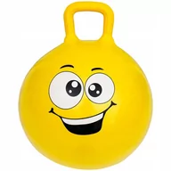 Piłki dla dzieci - Piłka Do Skakania Skacząca Z Uchwytem 45 Cm Żółta - miniaturka - grafika 1