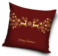 Pościel dla dzieci - POSZEWKA ŚWIĄTECZNA pluszowa dekoracyjna na poduszkę 40x40 WELWET - miniaturka - grafika 1